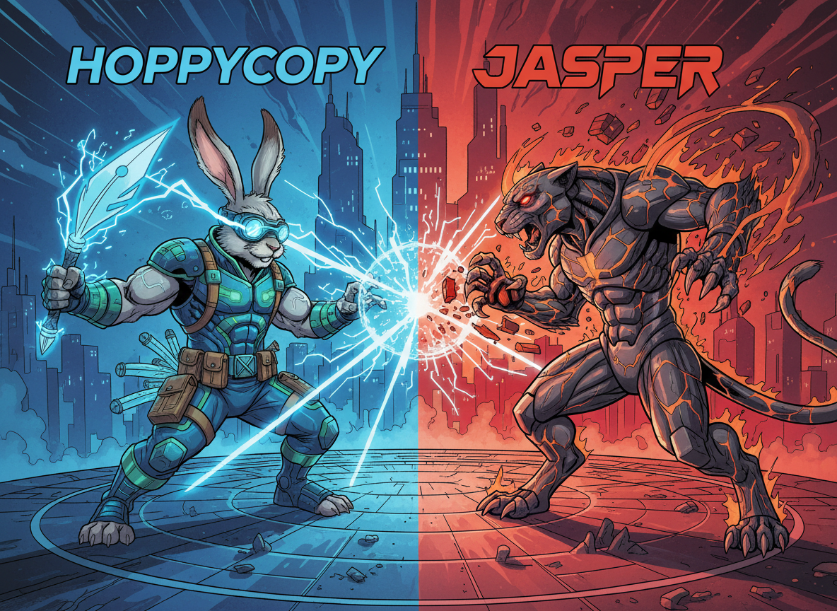 2026: HoppyCopy vs Jasper for Email Marketing Copy and Campaign Writing