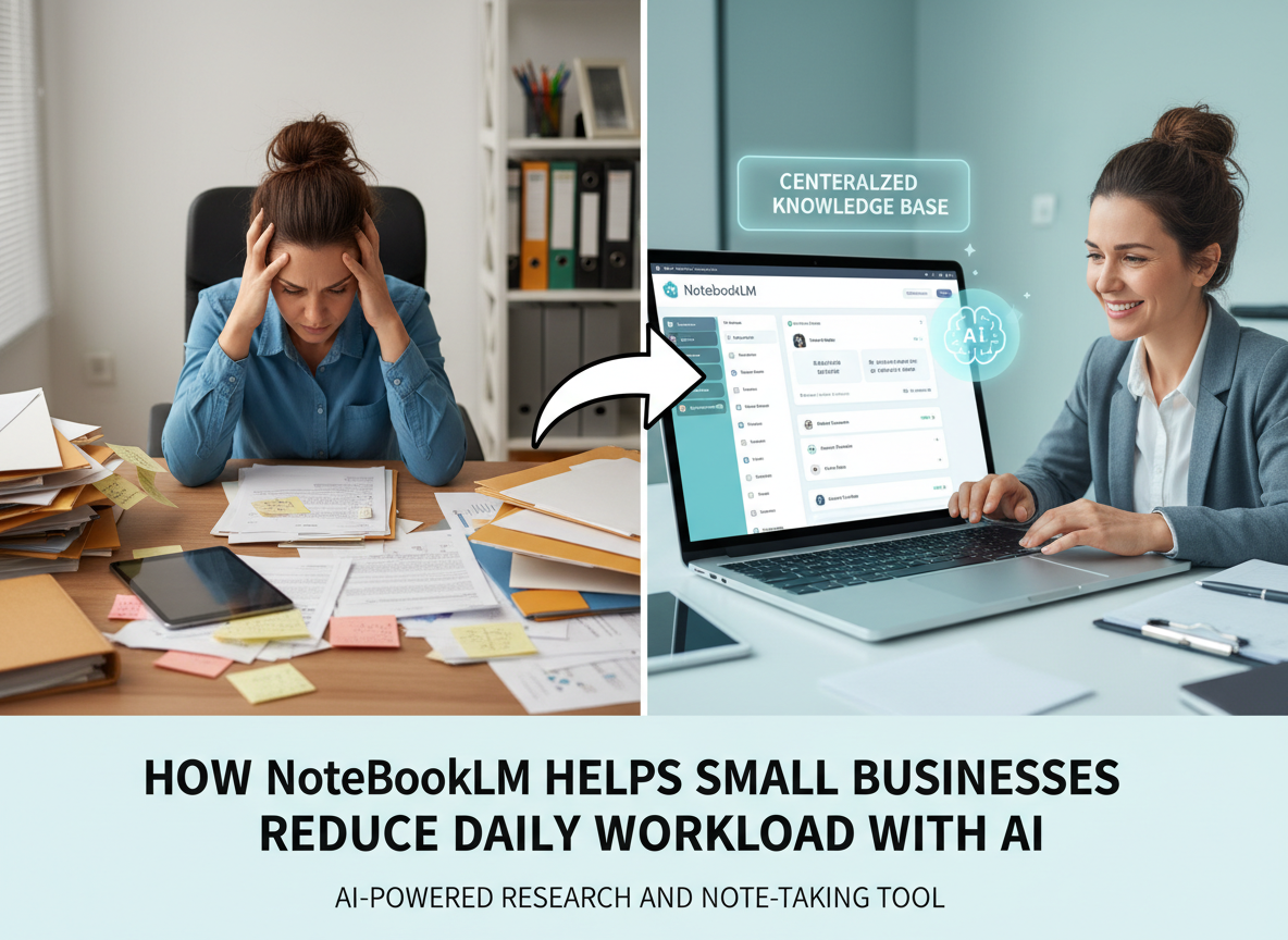 2026: How NotebookLM Helps Small Businesses Reduce Daily Workload with AI