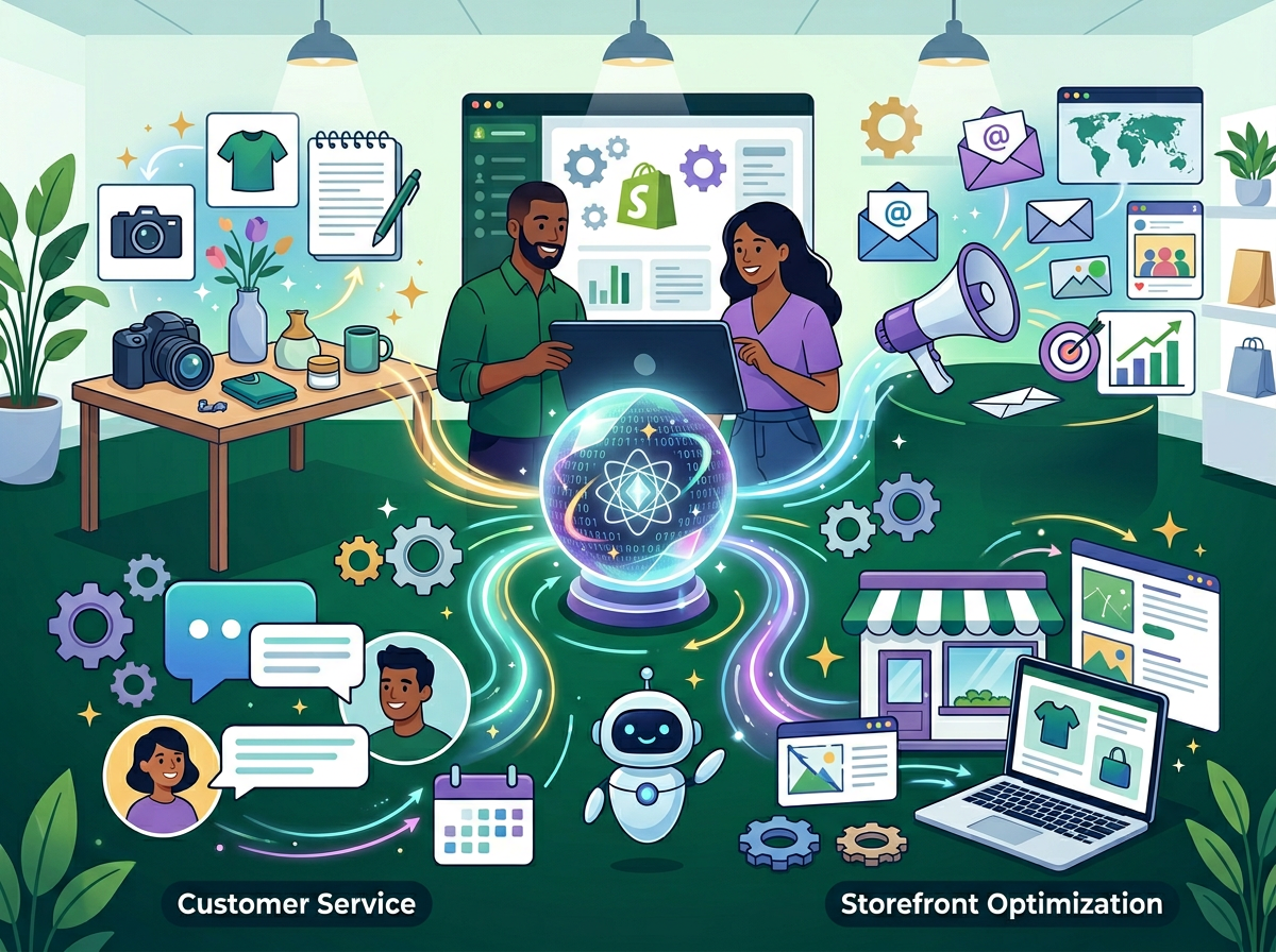 How Shopify Magic Improves AI Ecommerce Automation for Small Business
