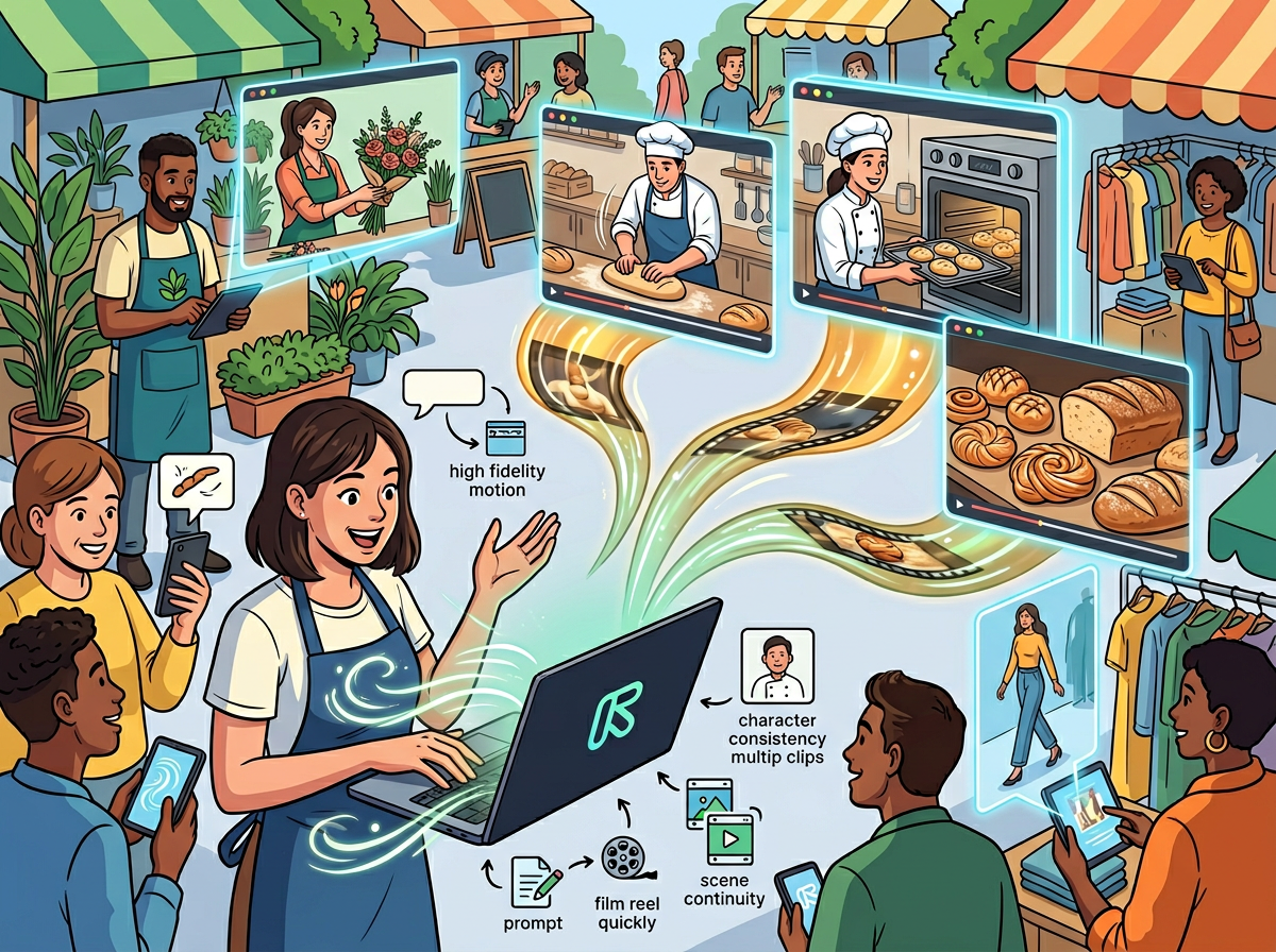 How Runway Gen-4 Helps Small Businesses Create Marketing Videos Faster with AI